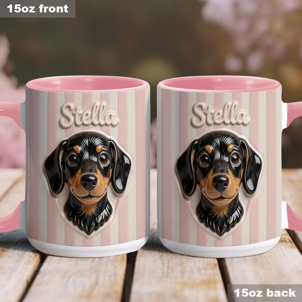 Love My pet - Personalized Dog Accent Mug