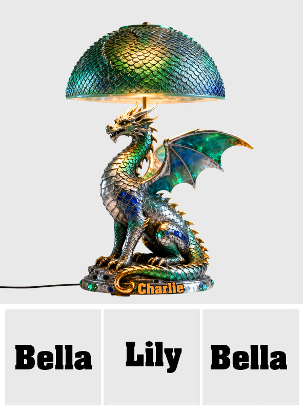 Seigneur des Cieux - Veilleuse LED personnalisée en acrylique représentant un dragon