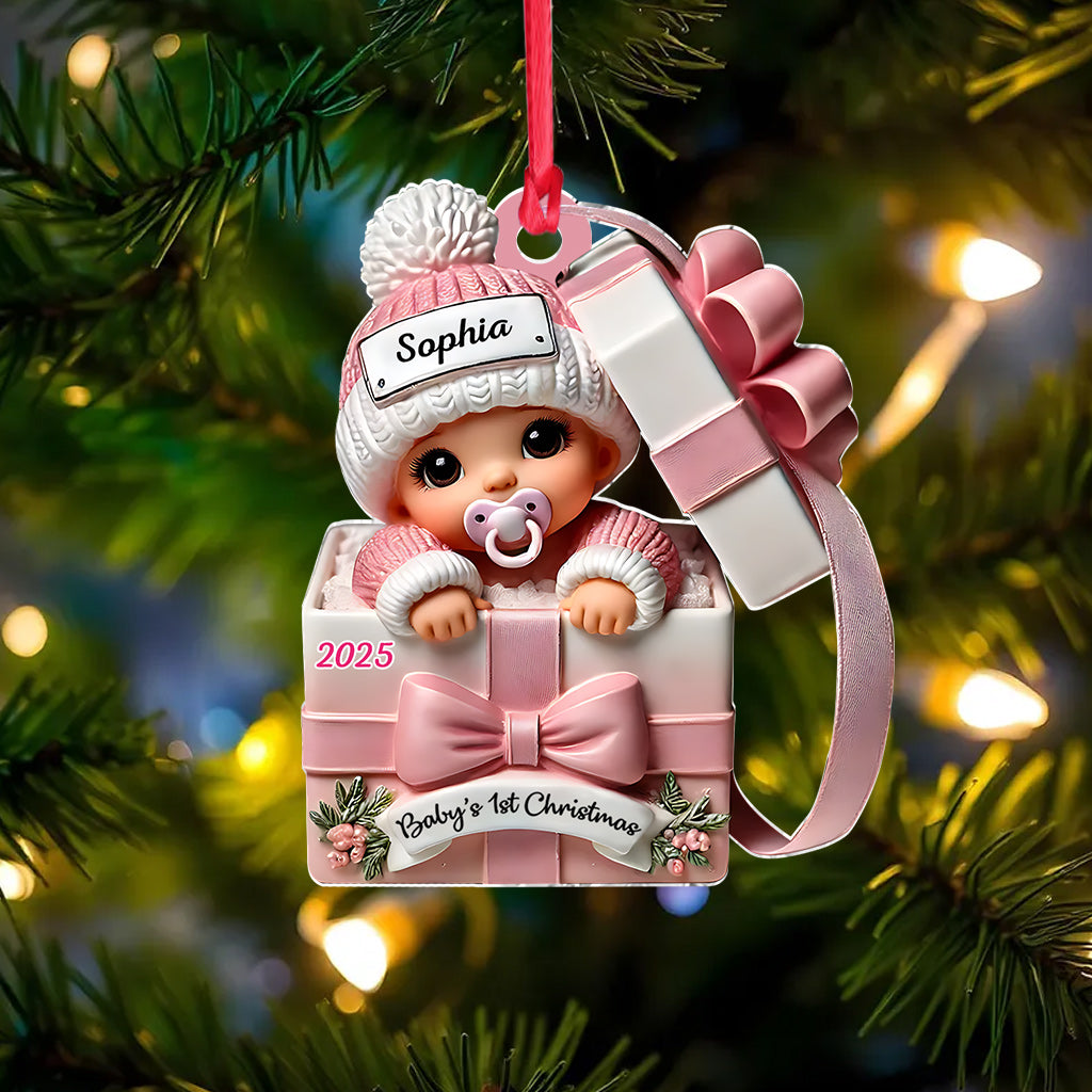 Babygeschenkbox – Personalisierte Neugeborenen-Dekoration