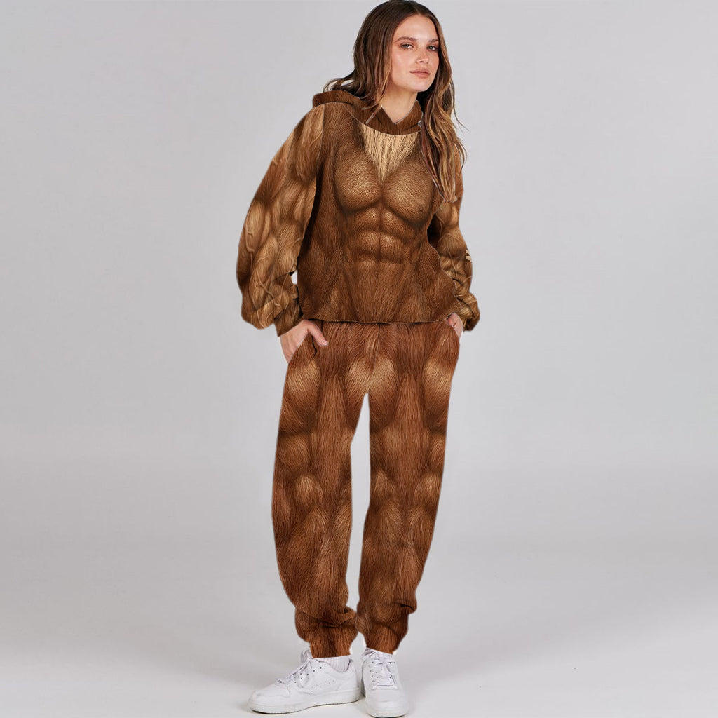 Déguisement Bigfoot - Sweat à capuche et pantalon de survêtement Bigfoot personnalisés