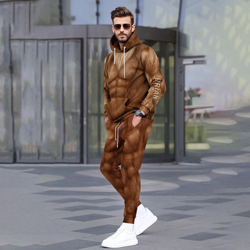 Déguisement Bigfoot - Sweat à capuche et pantalon de survêtement Bigfoot personnalisés