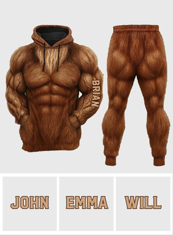 Déguisement Bigfoot - Sweat à capuche et pantalon de survêtement Bigfoot personnalisés