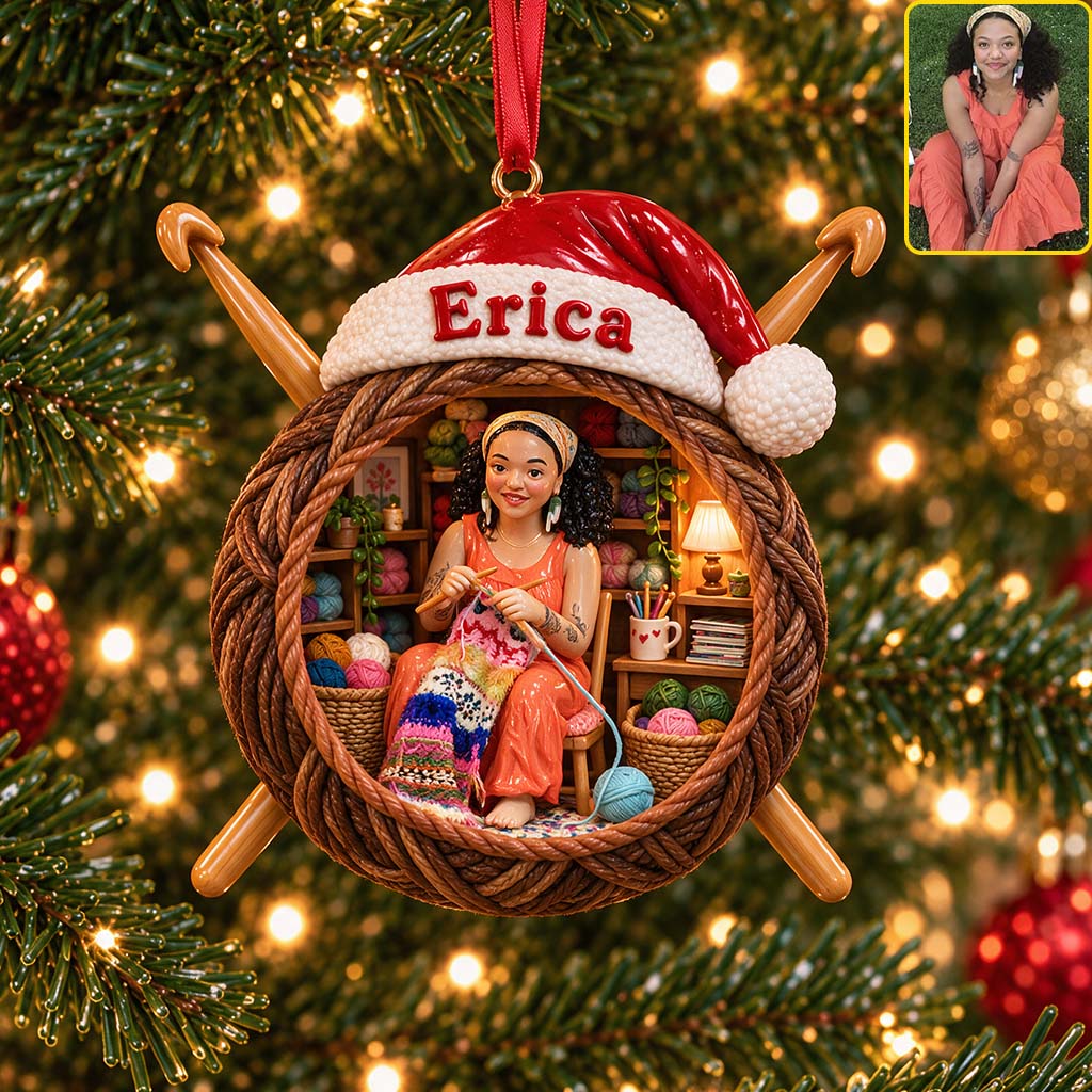 Crochet Lovers - Personalized Crocheting Premium 3D Ornament