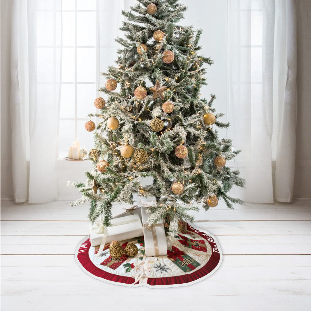 The Best Present Isn’t Found Under The Tree - Personalized Family Tree Skirt