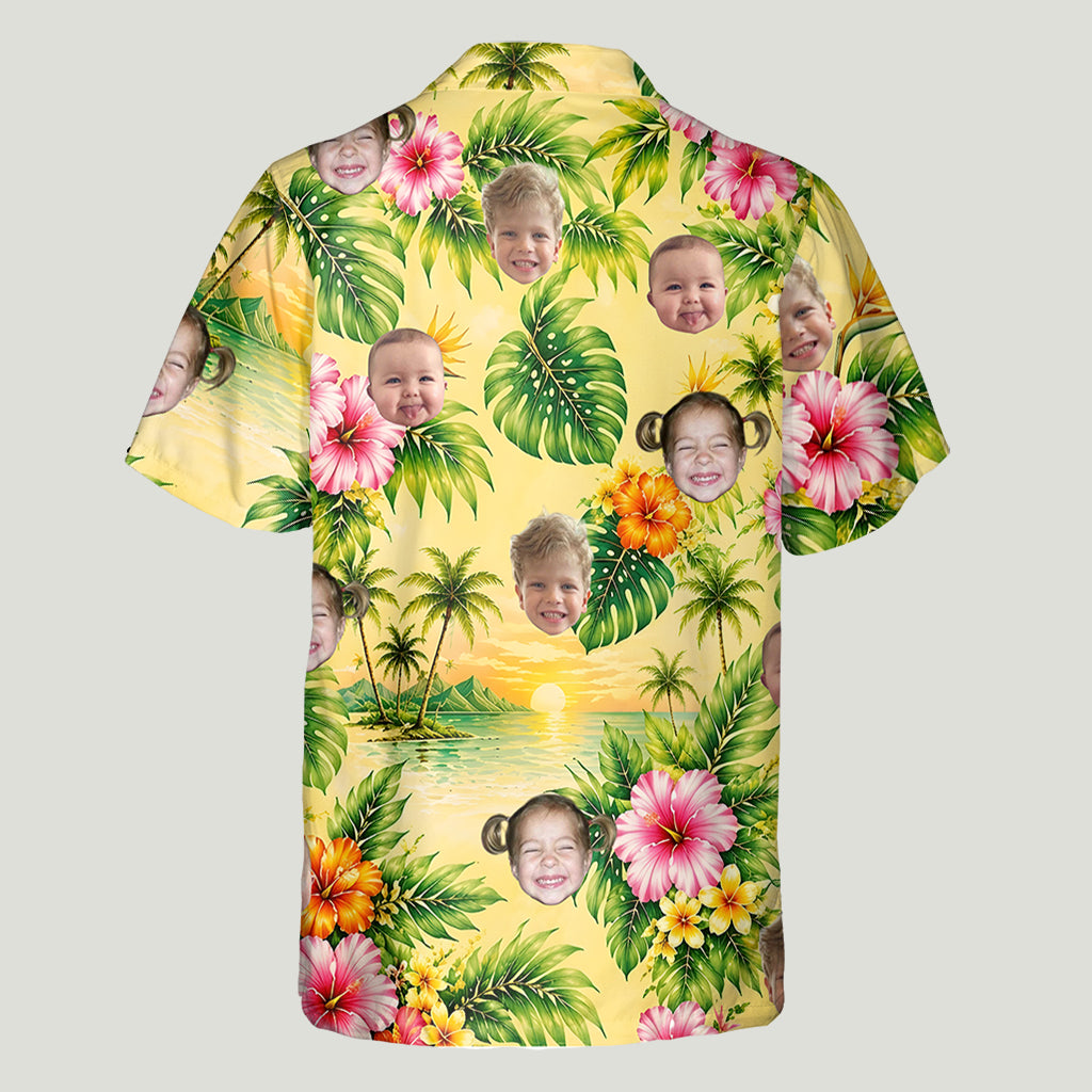 Dieses Opa-Shirt gehört - Personalisiertes Hawaiian Shirt für Opa