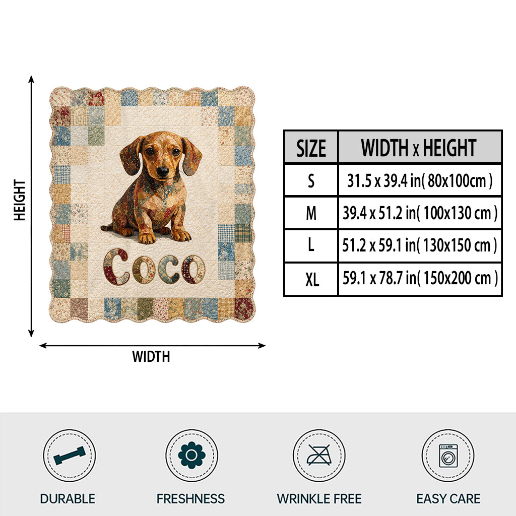 Bright Patches, Happy Paws - Personalized Dog Shaped Fleece Blanket