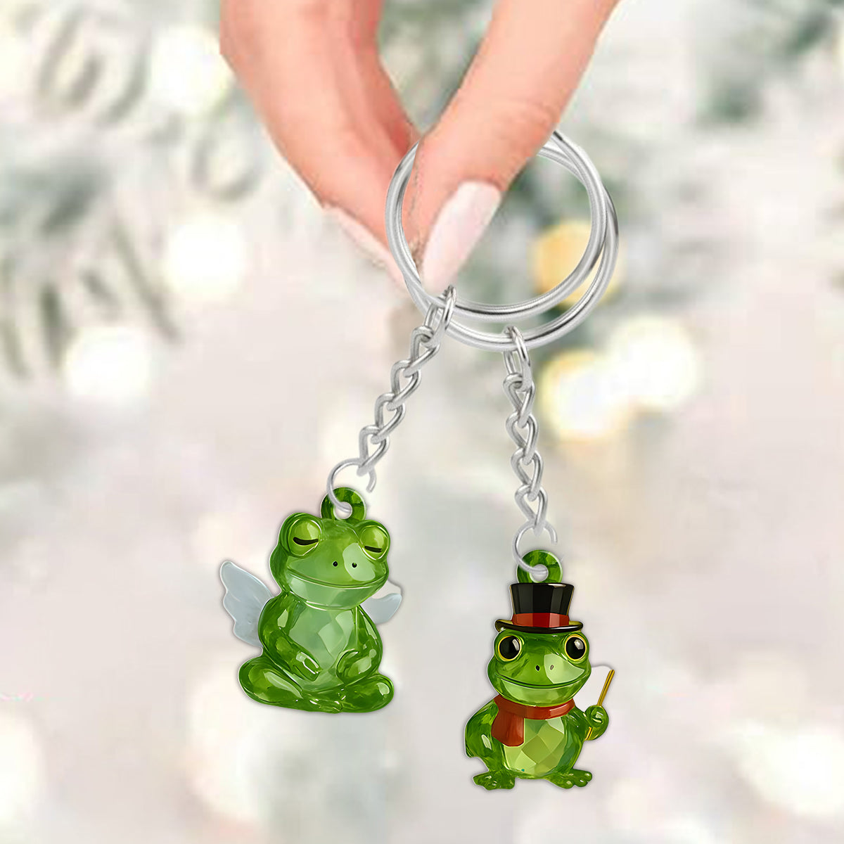 Frog Lovers - Personalized Frog Advent Calendar With Ornaments