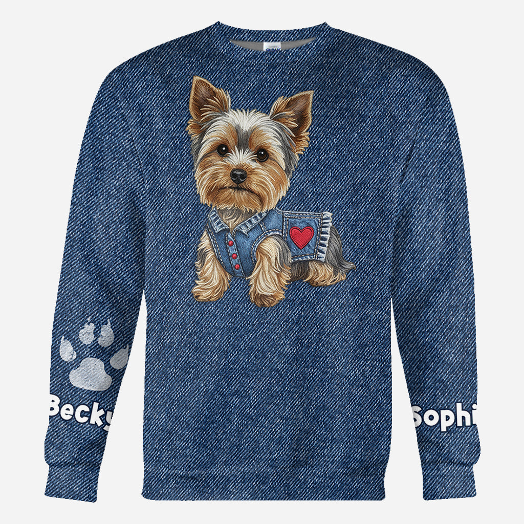 Cute Dog Costume - Personalized Dog All Over Shirt