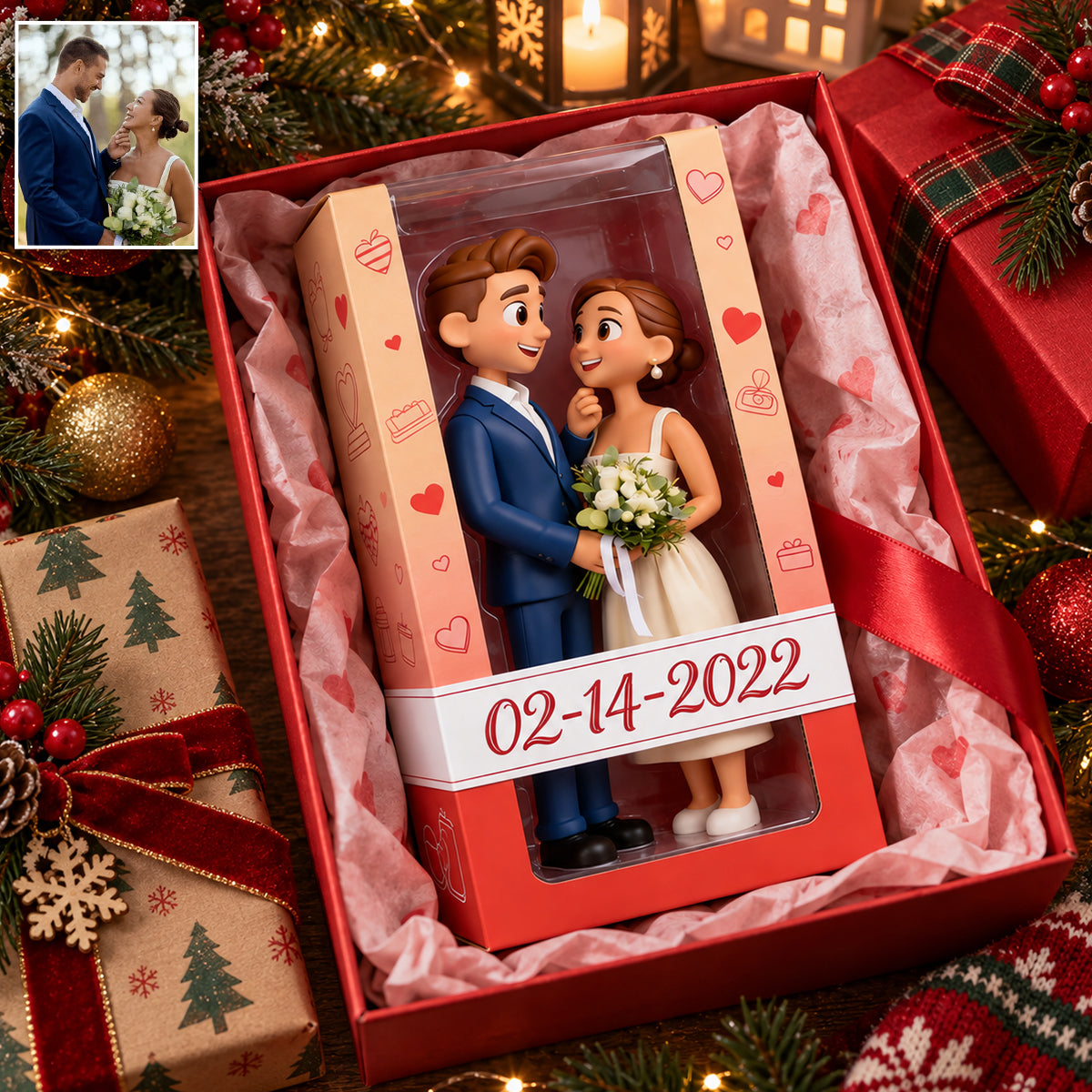 I Love You - Personalized Couple Acrylic Display Box