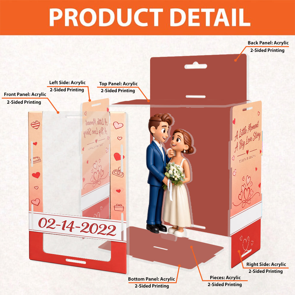 I Love You - Personalized Couple Acrylic Display Box