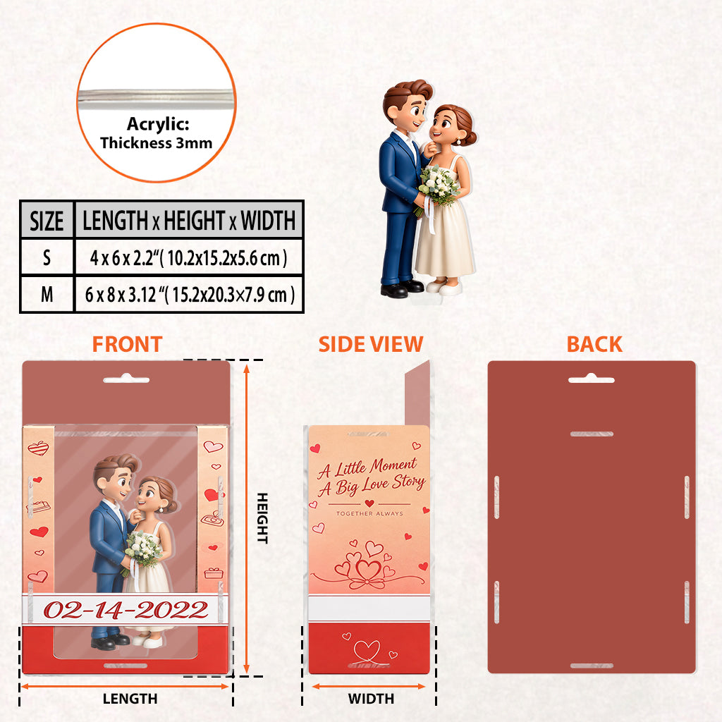 I Love You - Personalized Couple Acrylic Display Box