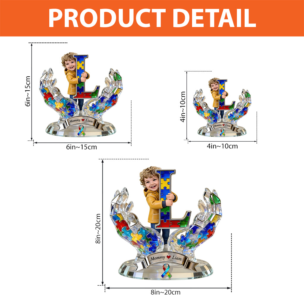 Custom Any Photo - Personalized Autism Awareness Custom Shaped Acrylic Plaque