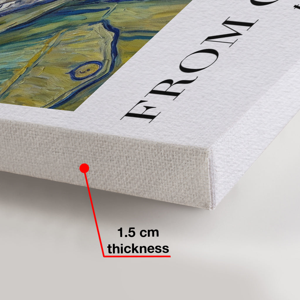 Van Gogh Wall Art - Personalized Couple Canvas And Poster