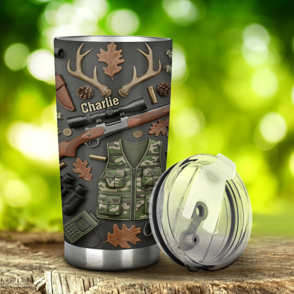 Love Hunting - Personalized Hunting Tumbler