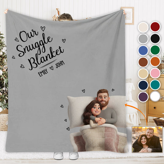 Our Snuggle Blanket - Personalized Couple Blanket
