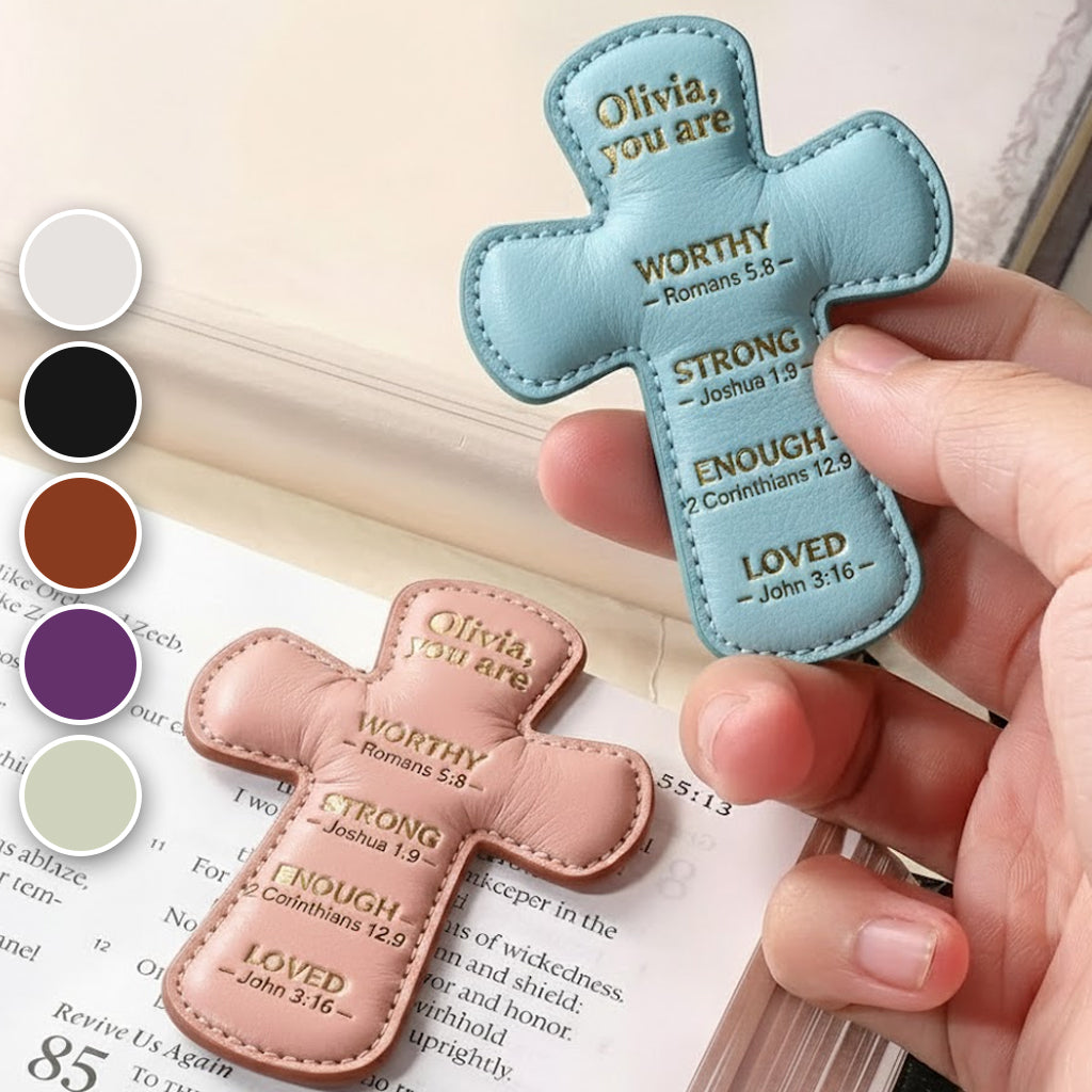 Gott sagt, du bist es – Personalisiertes christliches Magnet-Lesezeichen