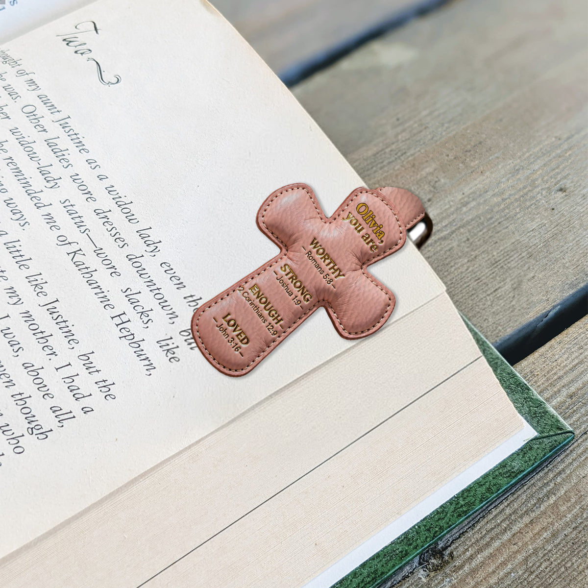 Gott sagt, du bist es – Personalisiertes christliches Magnet-Lesezeichen