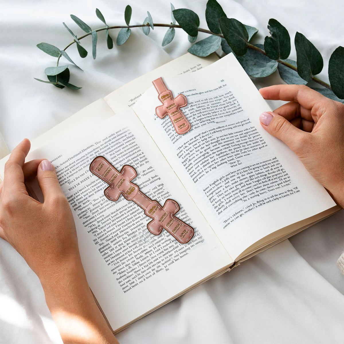 Gott sagt, du bist es – Personalisiertes christliches Magnet-Lesezeichen