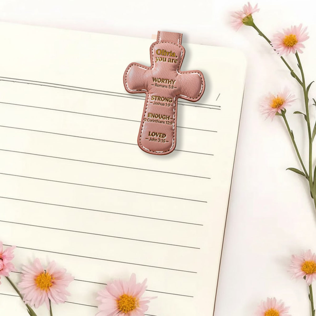 Gott sagt, du bist es – Personalisiertes christliches Magnet-Lesezeichen