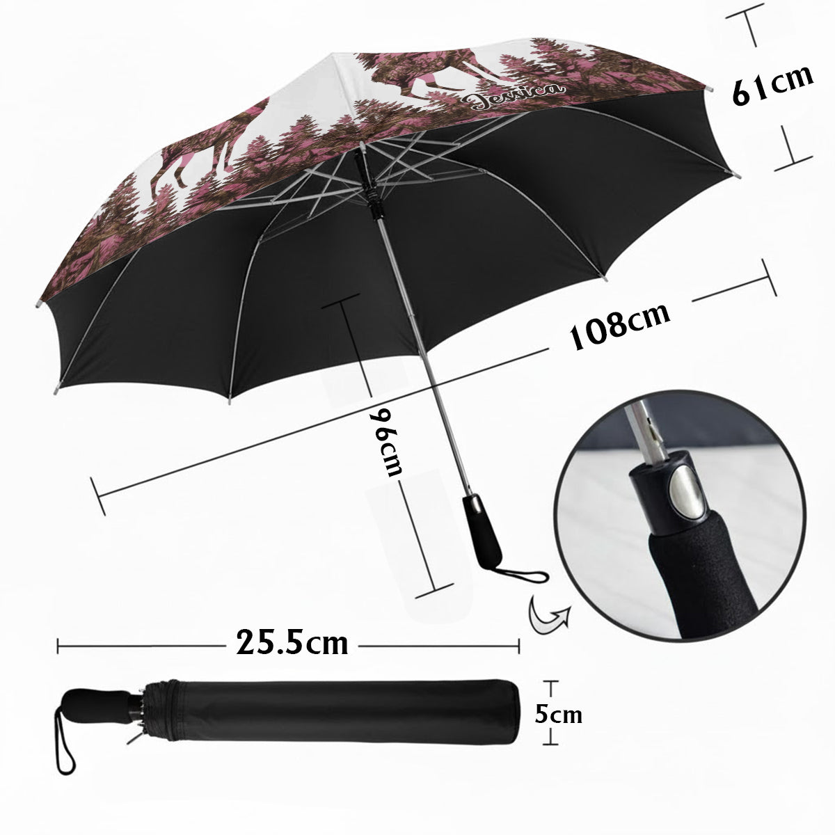 Love Hunting - Personalized Hunting Umbrella