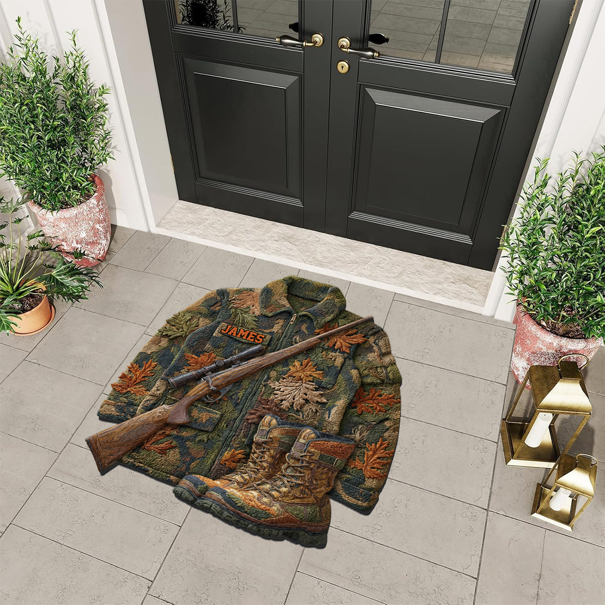 Love Hunting - Personalized Hunting Non-Slip Tufted Rug