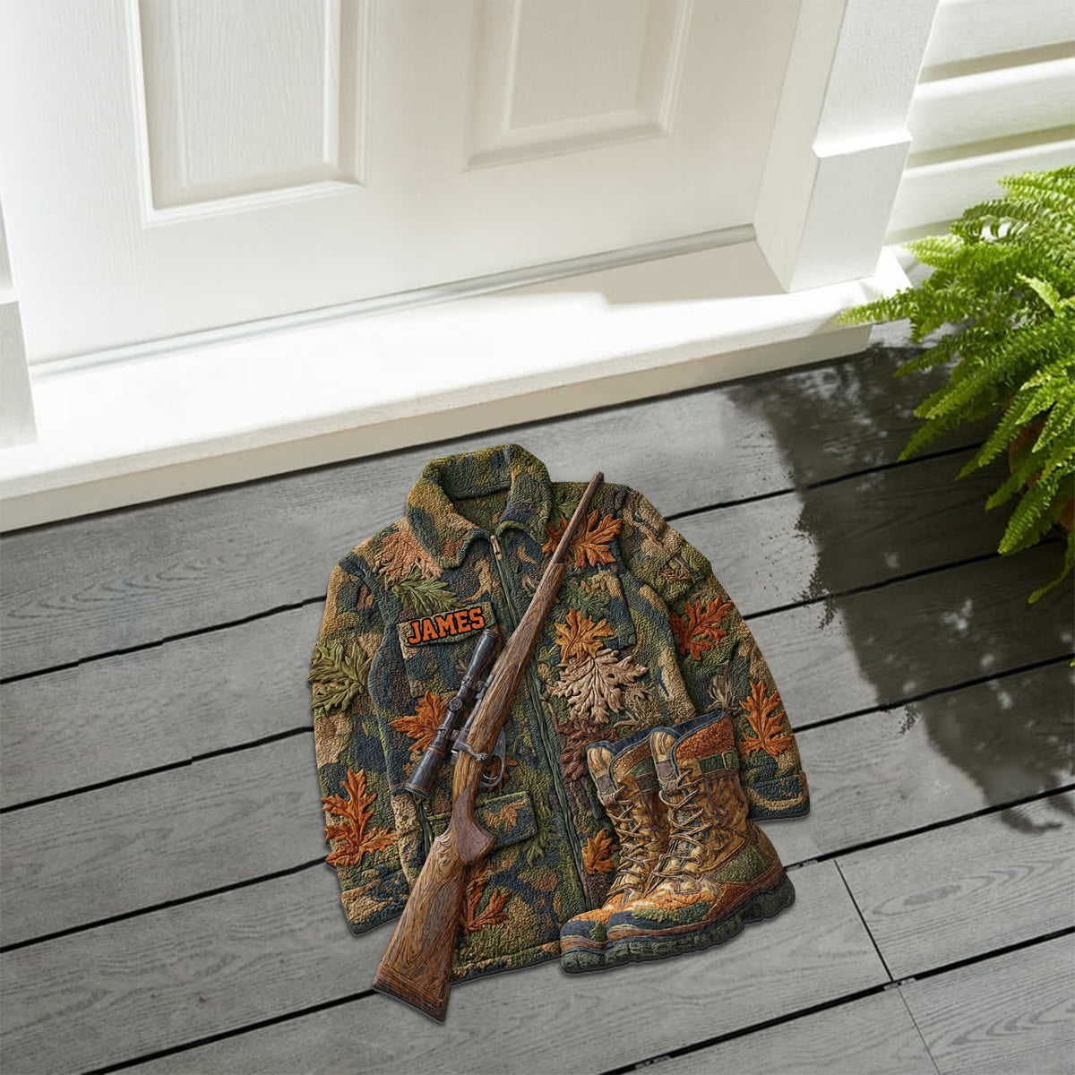 Love Hunting - Personalized Hunting Non-Slip Tufted Rug