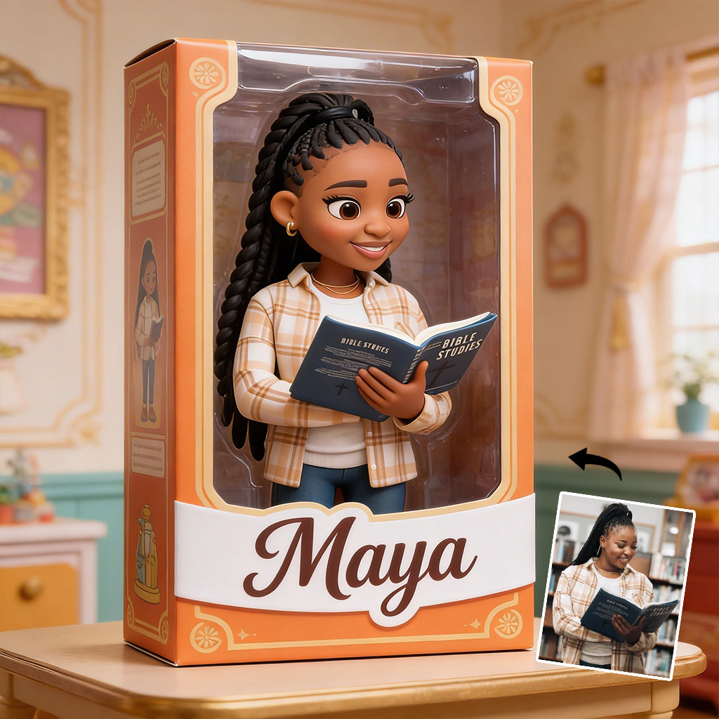 Jedes Hobby, jedes Foto – Lesen, Nähen, Gärtnern … – Personalisierte Acrylplakette in individueller Buchform