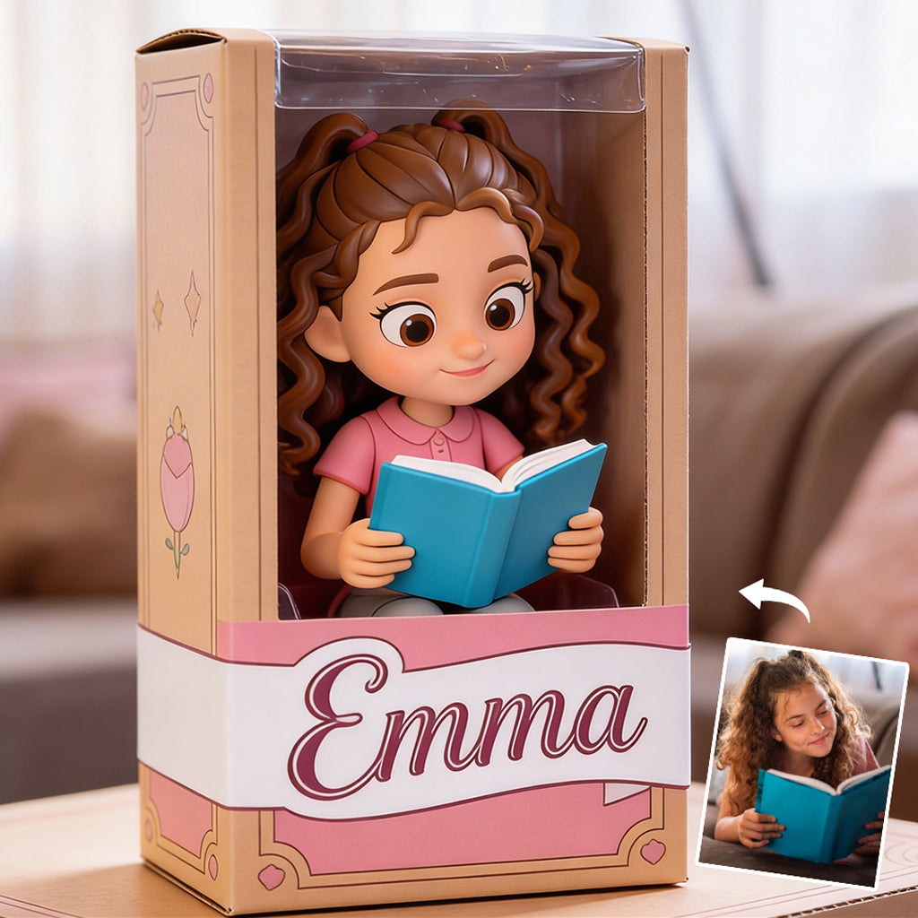 Jedes Hobby, jedes Foto – Lesen, Nähen, Gärtnern … – Personalisierte Acrylplakette in individueller Buchform