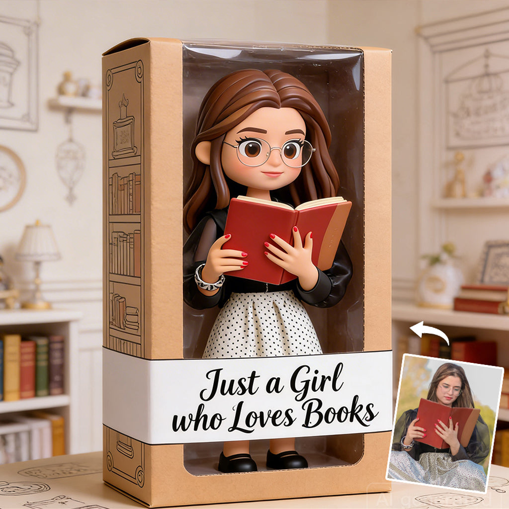 Jedes Hobby, jedes Foto – Lesen, Nähen, Gärtnern … – Personalisierte Acrylplakette in individueller Buchform