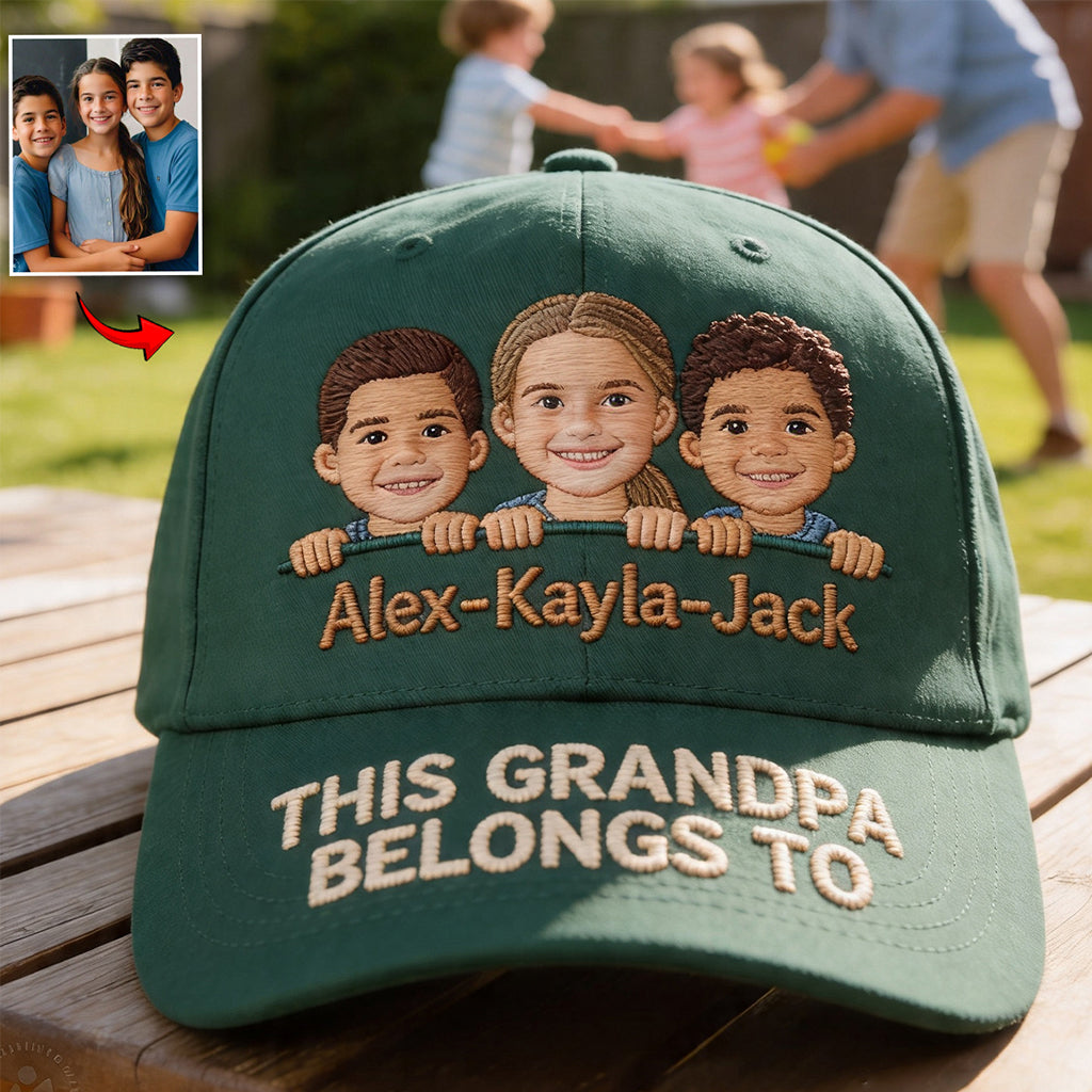Perfektes Geschenk zum Vatertag - Personalisierte klassische Vatermütze