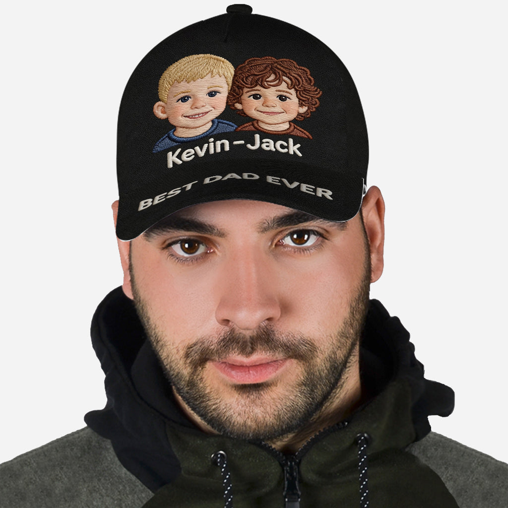 Perfektes Geschenk zum Vatertag - Personalisierte klassische Vatermütze