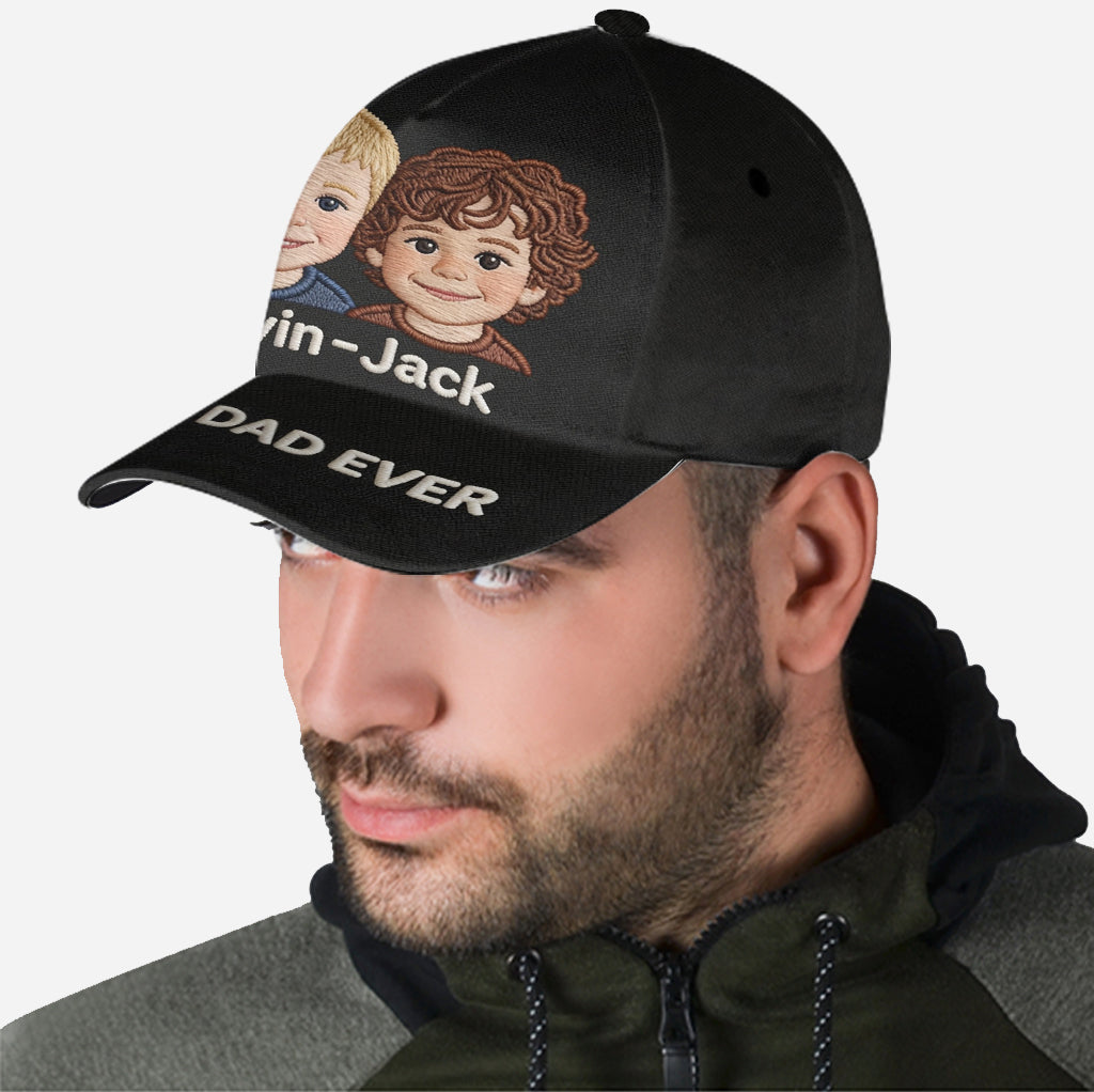 Perfektes Geschenk zum Vatertag - Personalisierte klassische Vatermütze