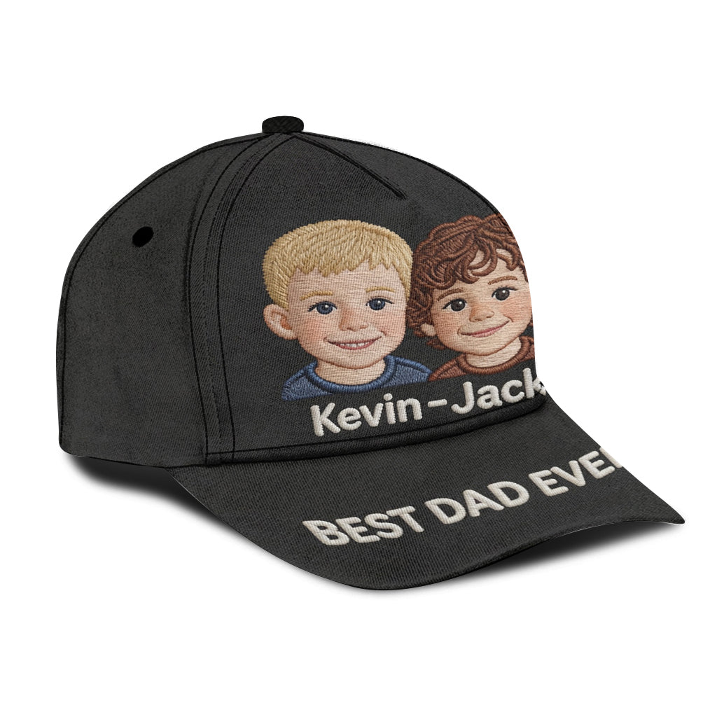 Perfektes Geschenk zum Vatertag - Personalisierte klassische Vatermütze