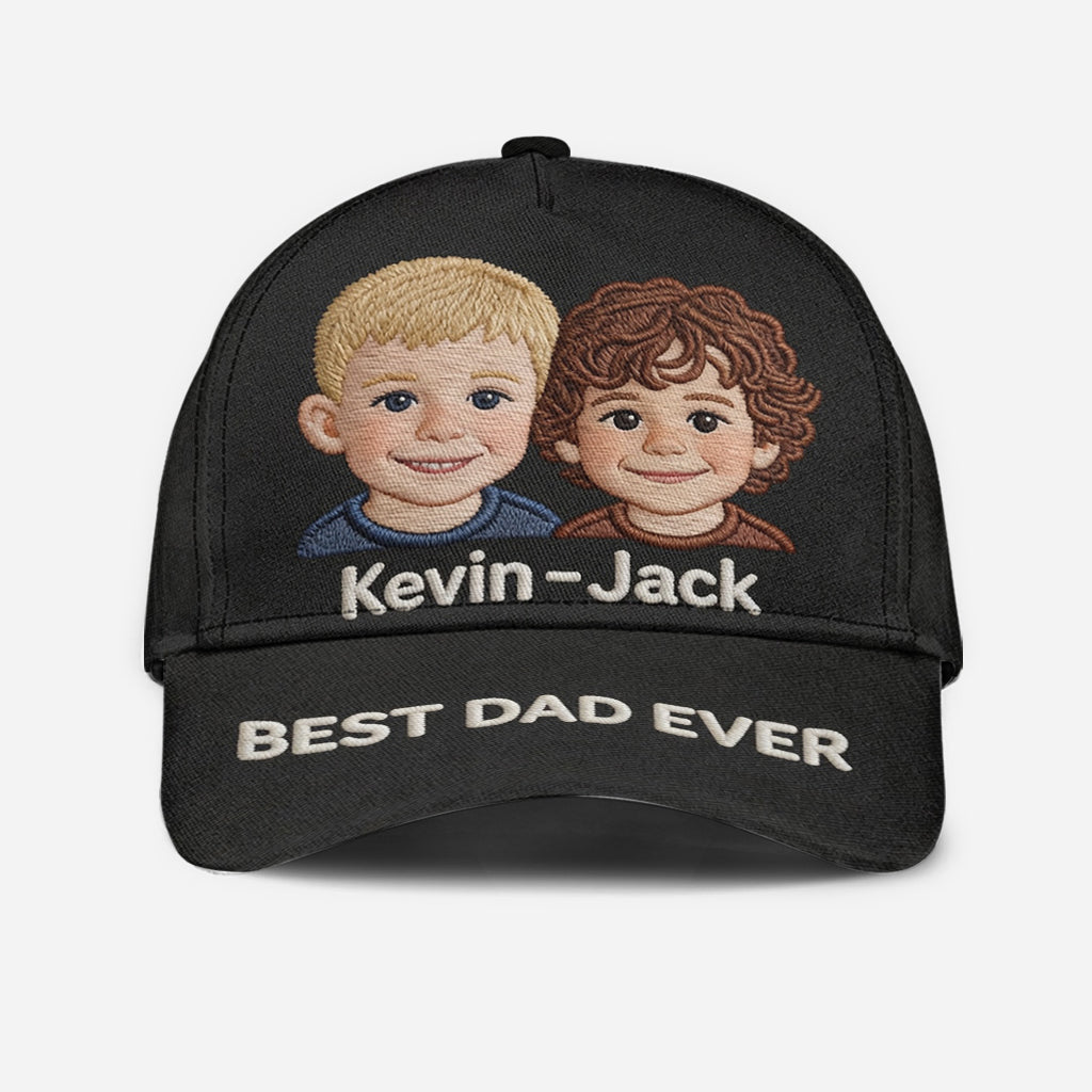 Perfektes Geschenk zum Vatertag - Personalisierte klassische Vatermütze