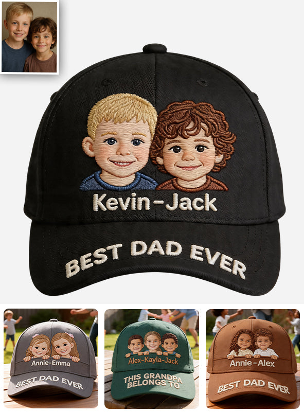Perfektes Geschenk zum Vatertag - Personalisierte klassische Vatermütze