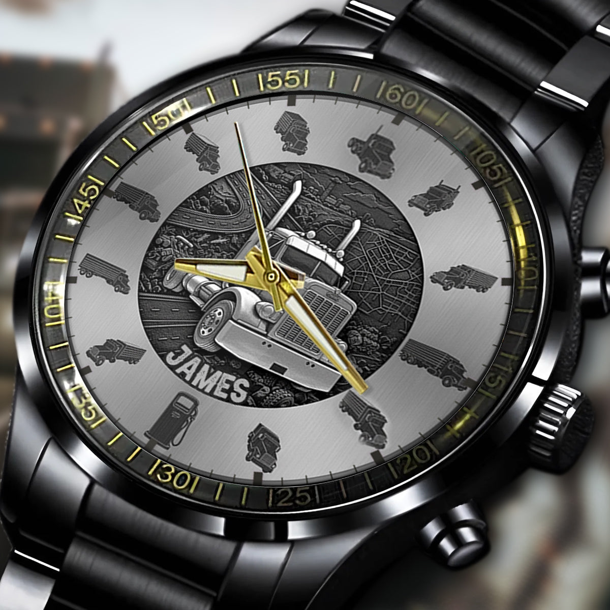 Cool Trucker - Personalized Trucker Hand Watch