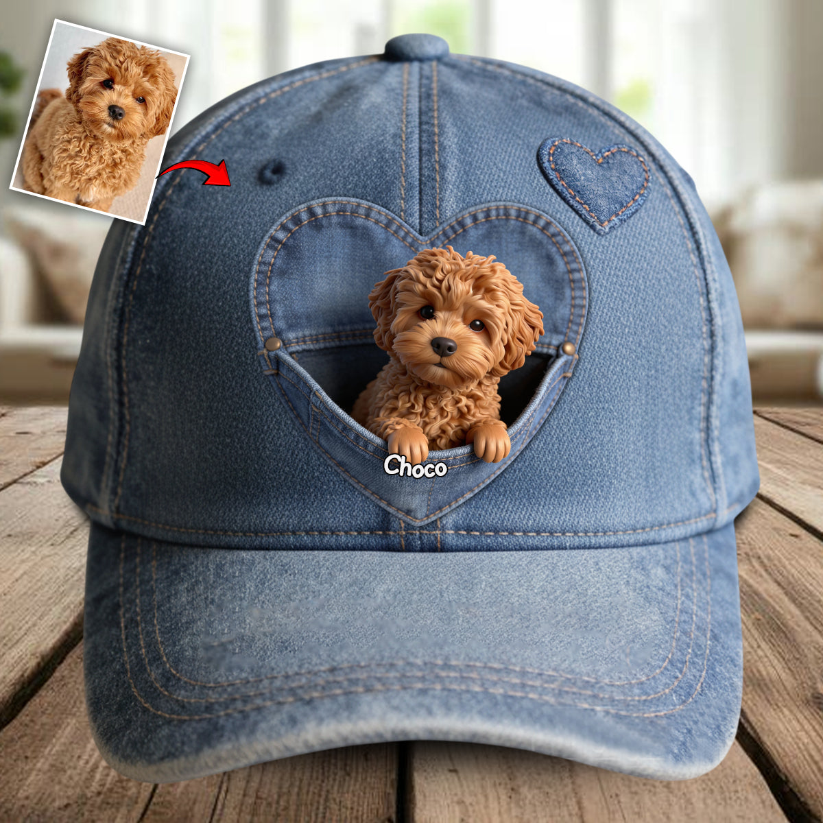 Custom From Any Photo - Personalized Dog Classic Cap