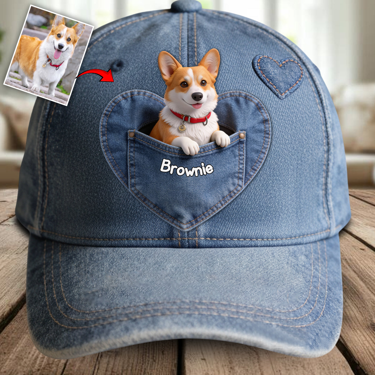Custom From Any Photo - Personalized Dog Classic Cap