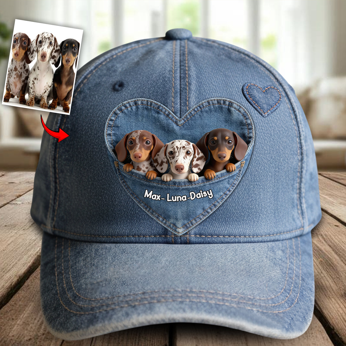 Custom From Any Photo - Personalized Dog Classic Cap
