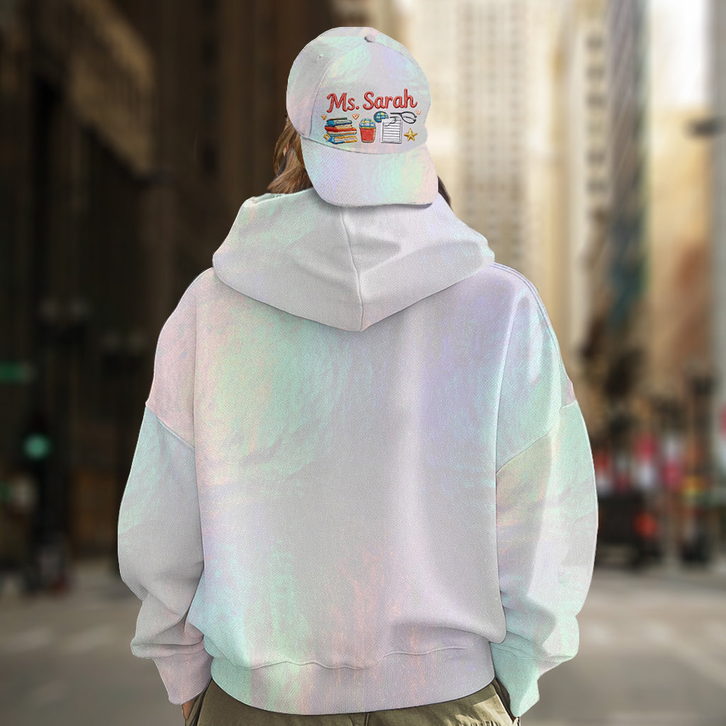 Back To School - Personalized Teacher All Over Print Hoodie & Classic Cap