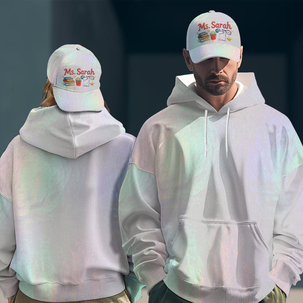 Back To School - Personalized Teacher All Over Print Hoodie & Classic Cap