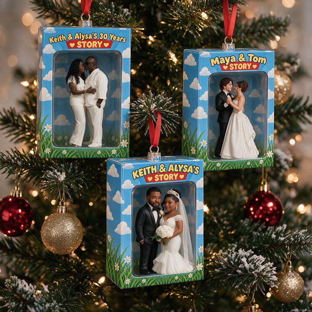 Our Story - Personalized Couple Ornament