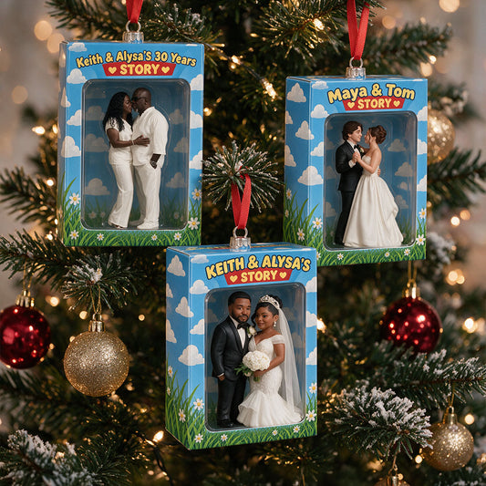 Our Story - Personalized Couple Ornament