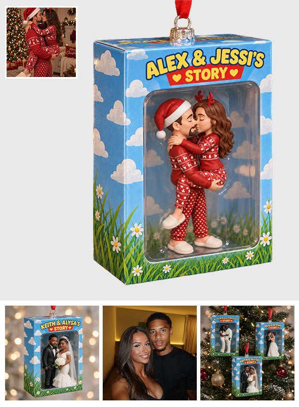 Our Story - Personalized Couple Ornament