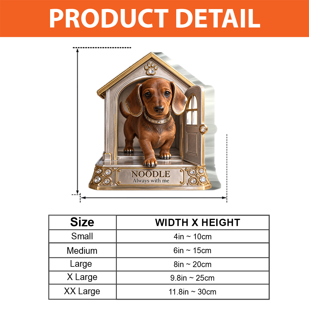 Cadeau Personnalisé pour Amateurs de Chiens - Portrait de Compagnon, Cadeau Unique pour Parents de Chiens, Mémorial pour Animaux, Plaque Acrylique Personnalisée