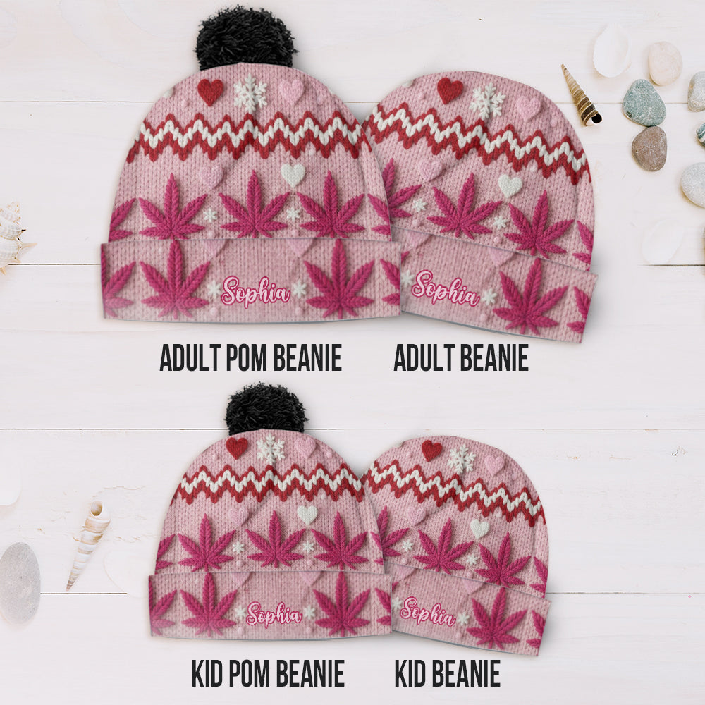 Superbe feuille - Bonnet personnalisé à motif cannabis