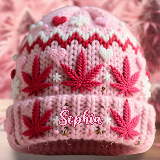 Stunning Leaf - Personalized Weed Beanie Hat