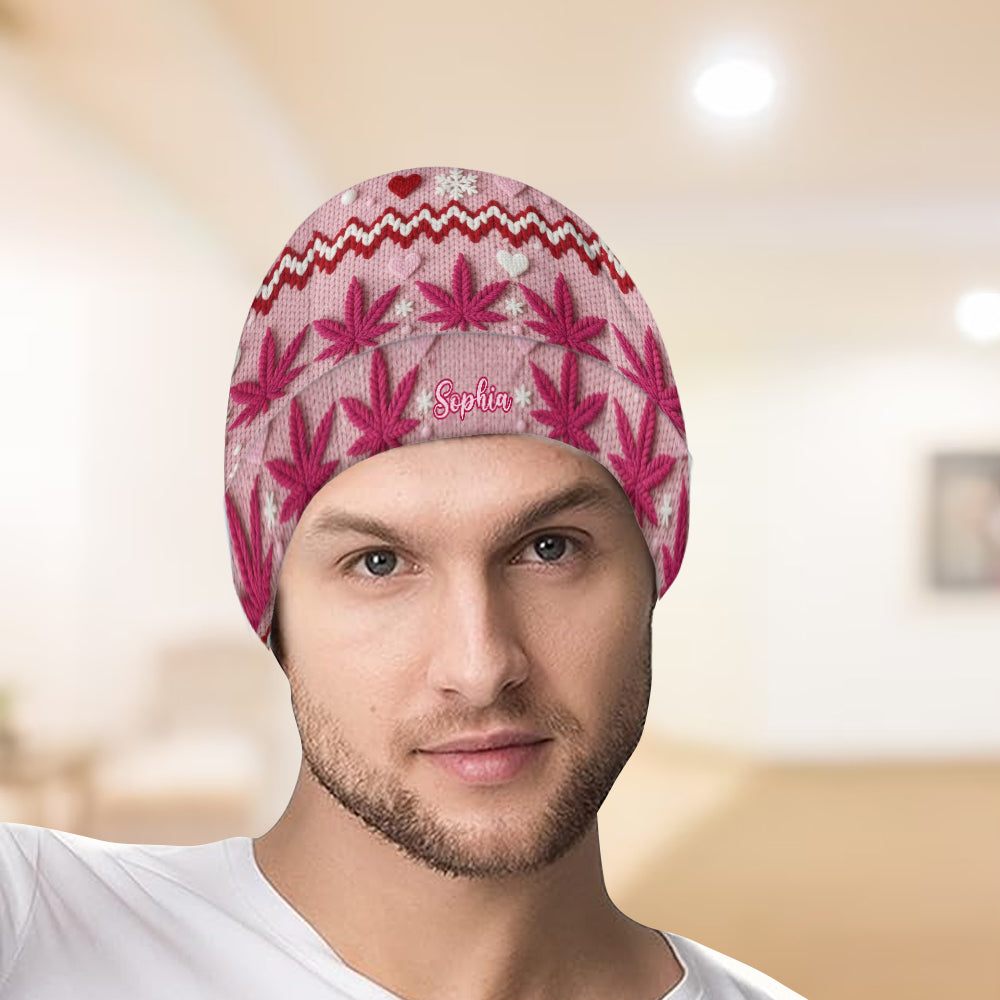 Superbe feuille - Bonnet personnalisé à motif cannabis