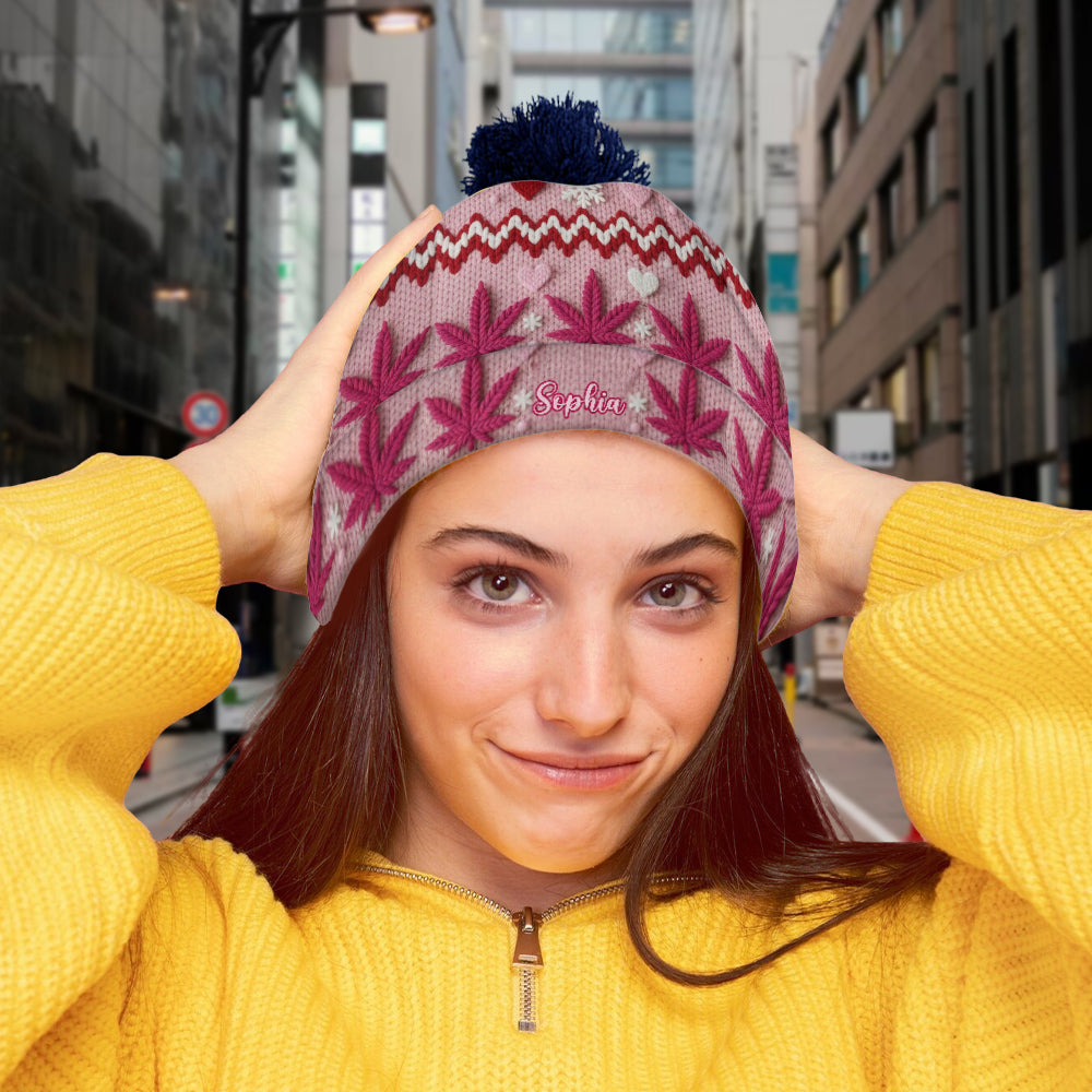 Superbe feuille - Bonnet personnalisé à motif cannabis