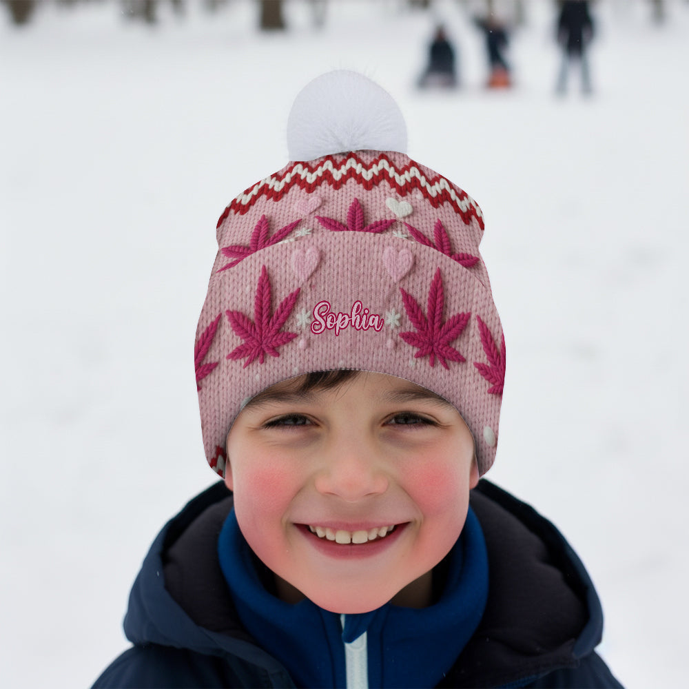 Superbe feuille - Bonnet personnalisé à motif cannabis